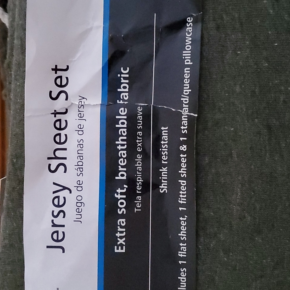 Jersey Twin size sheet set T/Tall